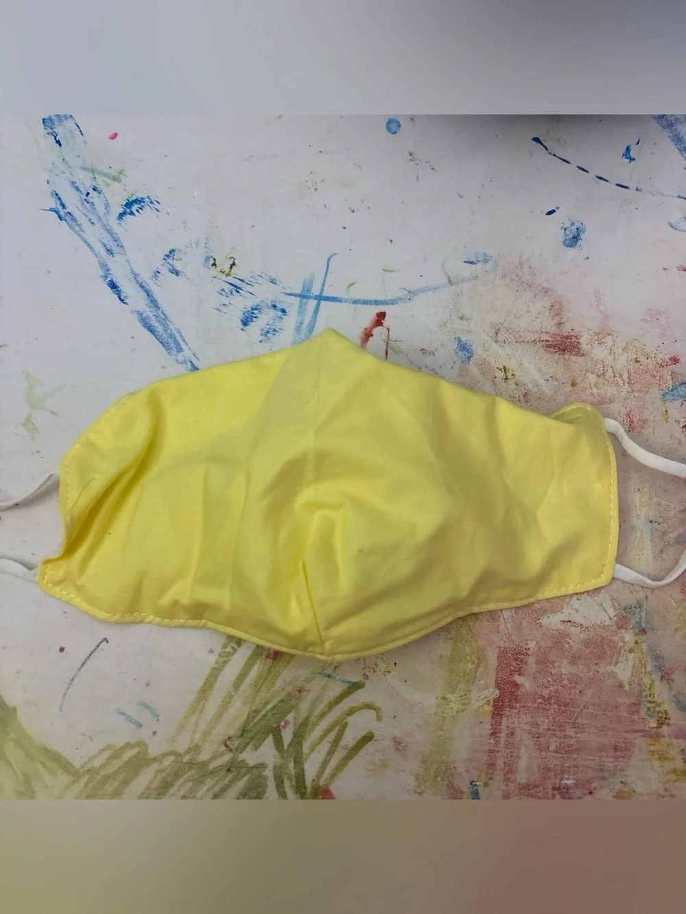 Yellow and Pink Adult Face Mask set